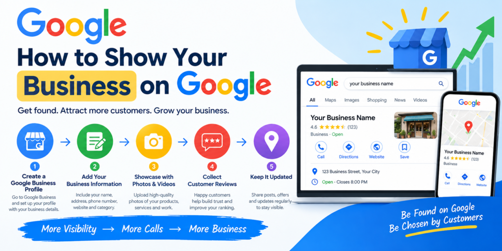 How to Show Business on Google